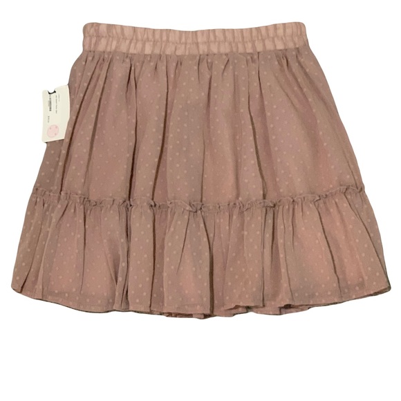 Boho Rose Skirt with polka dots size L - Picture 3 of 3